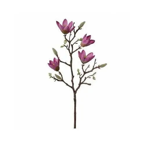 Sztuczny kwiat magnolia fiolet 59 cm fioletowa