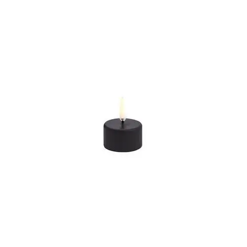 Uyuni lighting - świeczka tealight w/battery 4x2,1cm plain black uyuni lighting