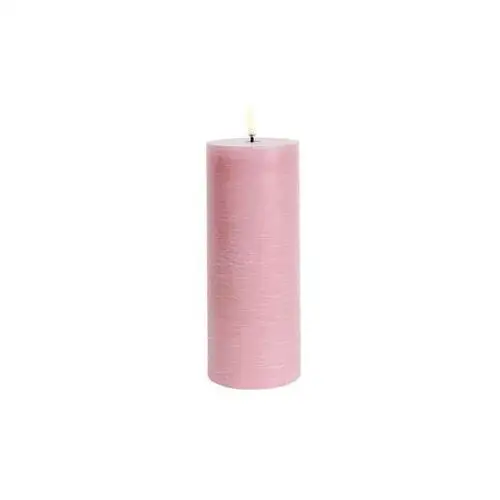 Uyuni - Świeca Słupkowa LED 7,8x20,3 cm Rustic Dusty Rose Uyuni