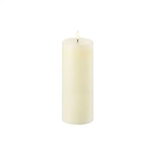 Uyuni - Świeca Słupkowa LED Ivory 7,8 x 20 cm