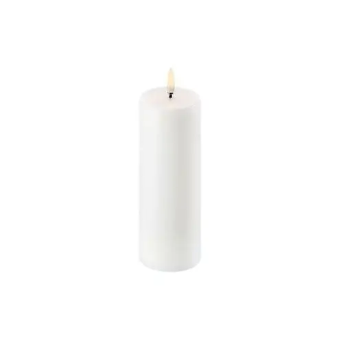 Uyuni - Świeca Słupkowa LED Nordic White 5,8 x 15 cm
