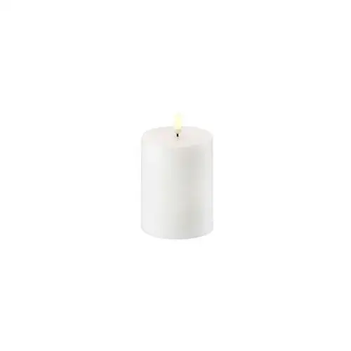 Uyuni - Świeca Słupkowa LED Nordic White 7,8 x 10 cm