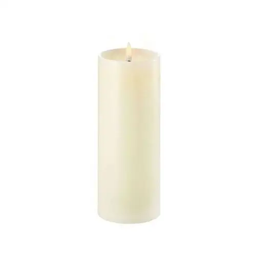 Uyuni - Świeca Słupkowa LED w/shoulder Ivory 7,8 x 20 cm