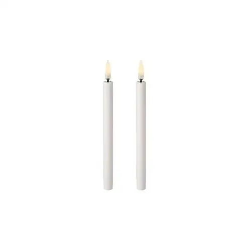 Uyuni - świeca stołowa mini led nordic white 2 pcs 1,3 x 13 cm