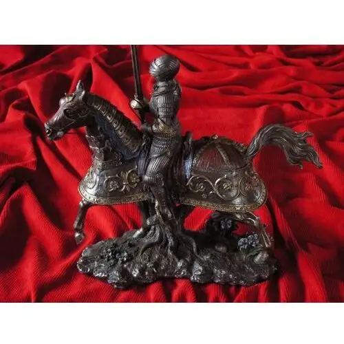 Okazały rycerz na koniu z kopią (wu73738a4) Veronese