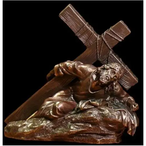 Rzeźba - jezus niosący krzyż (wu75434a4) Veronese