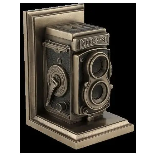 Veronese Steampunk podpórka do książek z zabytkową kamerą (wu76960v4)