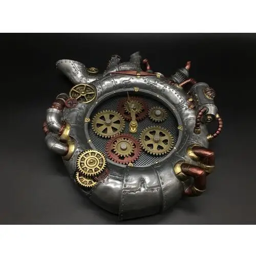 Veronese Stemapunk wiszący zegar srebrny (wu77199v8)