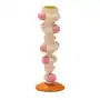 Villa collection świecznik styles kropki 18 cm offwhite-pink Sklep on-line