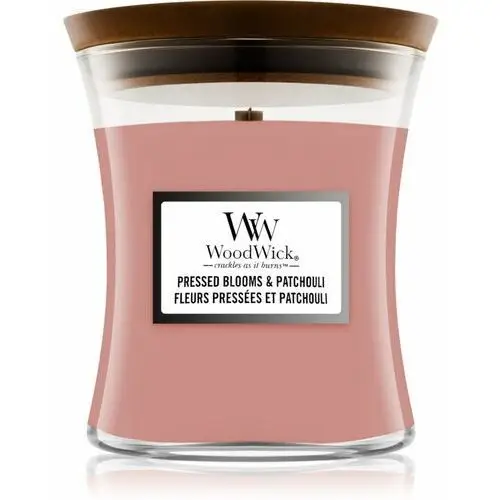 Woodwick pressed blooms & patchouli świeczka zapachowa 275 g unisex