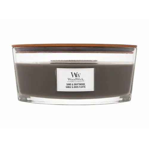 Woodwick Świeca hearthwick flame sand & driftwood