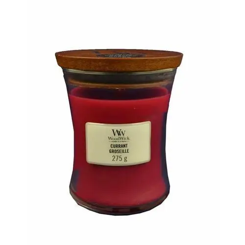 Woodwick świeczka zapachowa currant medium candle 275,0 g