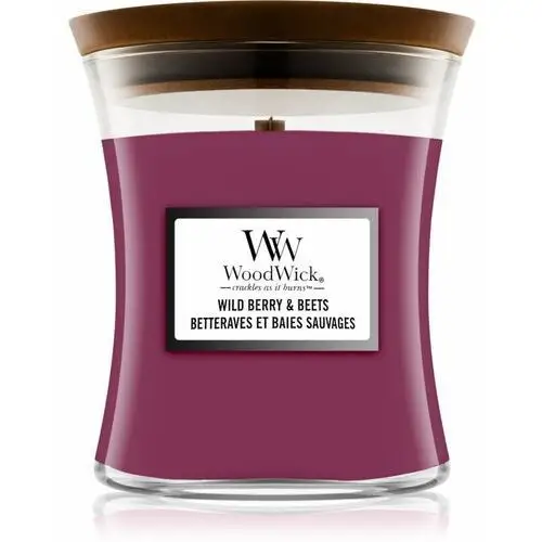 Woodwick wild berry & beets świeczka zapachowa 275 g unisex