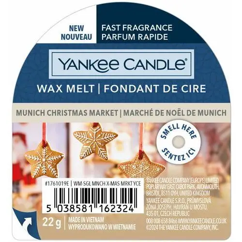 Yankee Candle Munich Christmas Market Wax Melt Single Świeca zapachowa 22 g