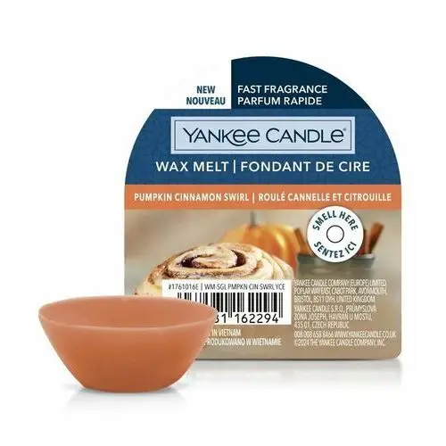 Pumpkin Cinnamon Swirl - Yankee Candle - wosk zapachowy - nowośc 2024 2