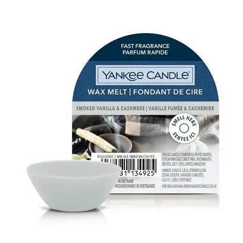 Yankee Candle Smoked Vanilla & Cashmere Wax Melt Single świeca zapachowa 22 g 2