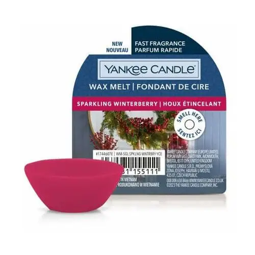 Sparkling winterberry - signature - wosk zapachowy Yankee candle
