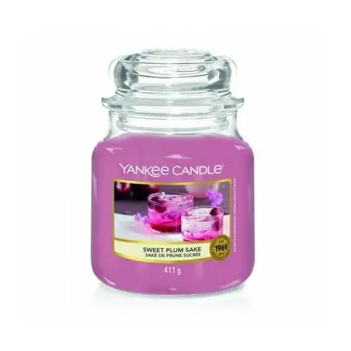 Yankee candle sweet plum sake świeczka zapachowa 411 g unisex