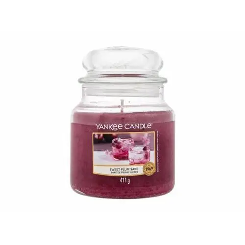 Yankee candle sweet plum sake świeczka zapachowa 411 g unisex