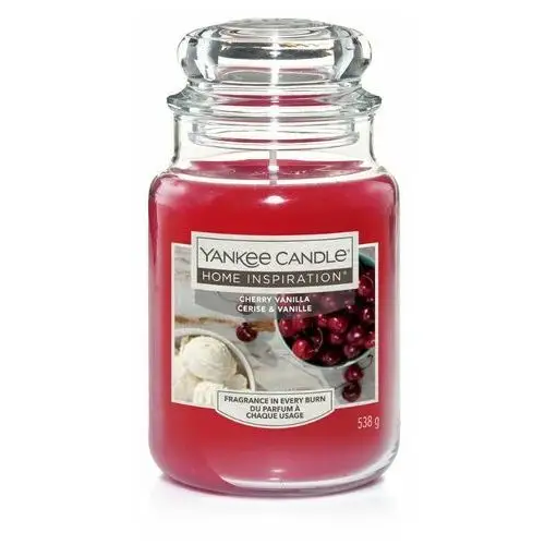 Świeca Cherry Vanilla 538 g Yankee Candle Home Inspiration,06