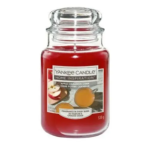 Świeca słoik Apple Cinnamon Cider 583g Yankee Candle Home Inspiration