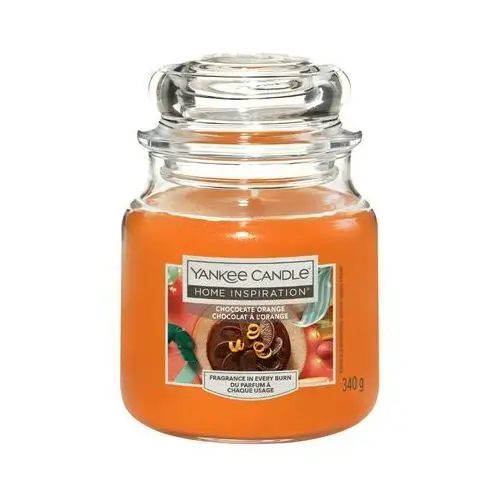 Yankee candle Świeca słoik średni chocolate orange 340g home inspiration