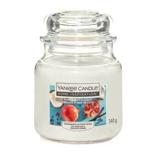 Świeca słoik średni Pomegranate Coconut 340g Yankee Candle Home Inspiration