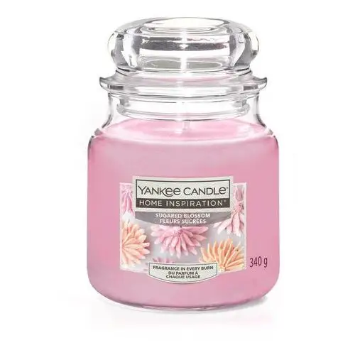 Yankee candle Świeca sugared blossom 340 g home inspiration