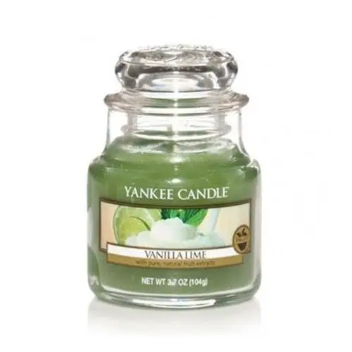 Yankee candle vanilla lime świeca zapachowa słoik mały 104g