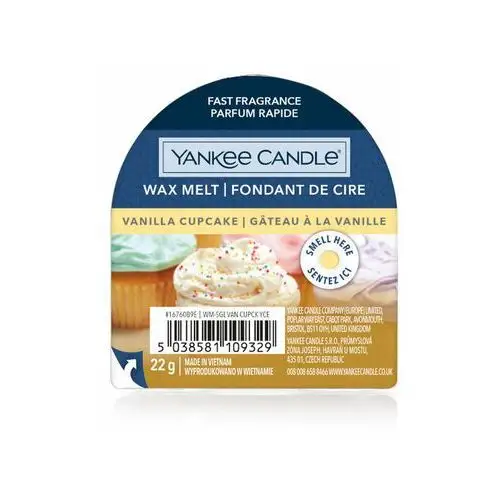 Wosk 22g vanilia cupcake Yankee candle