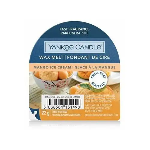 Yankee candle wosk mango ice cream 22g