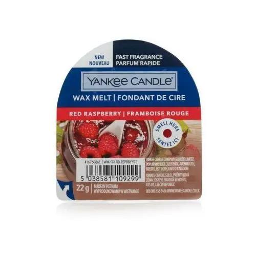 Yankee candle wosk tarta red raspberry